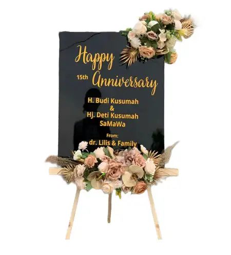 Papan Bunga Akrilik Ballroom Wedding Alam Sutera