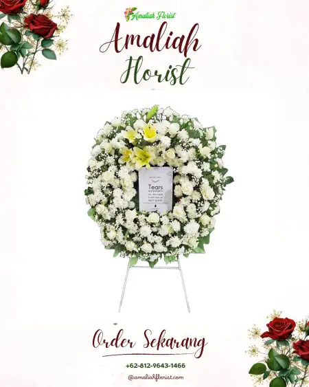 Krans Bunga Duka Ballroom Wedding Alam Sutera